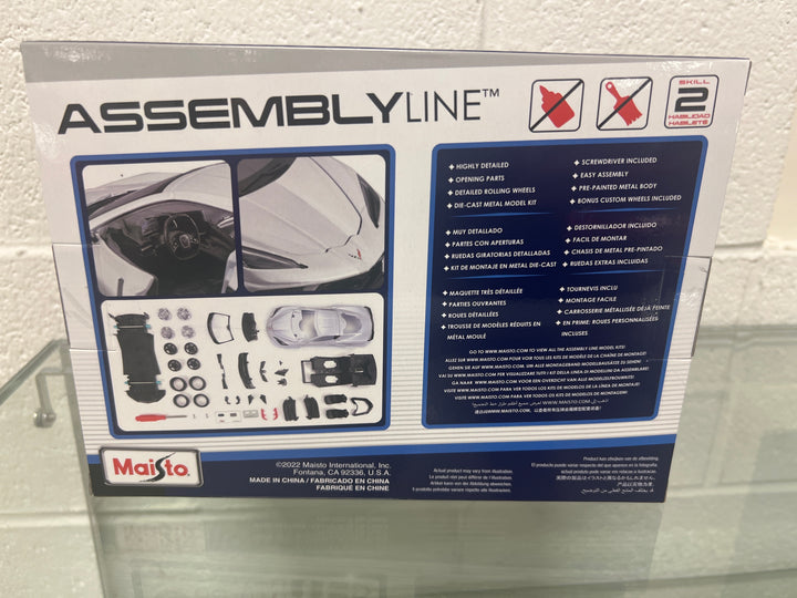 C8 Corvette Maisto Assemblyline Model Kit