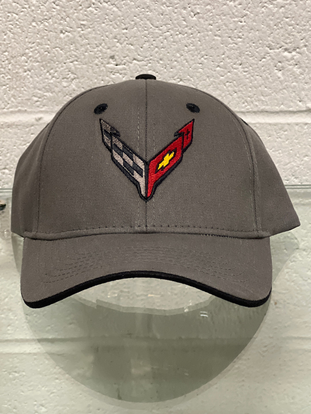 C8 corvette heritage gray hat