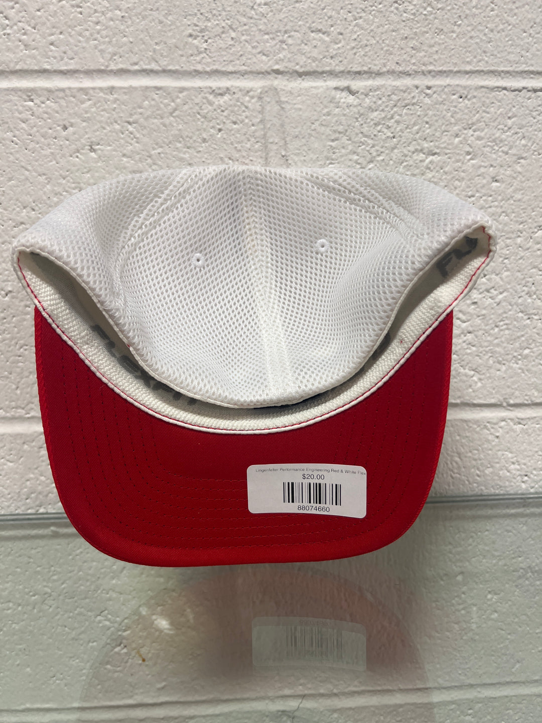 Red and White Lingenfelter Flexfit Hat