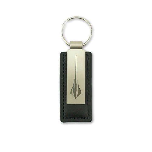 C8 Corvette STINGRAY METAL/LEATHER KEY TAG