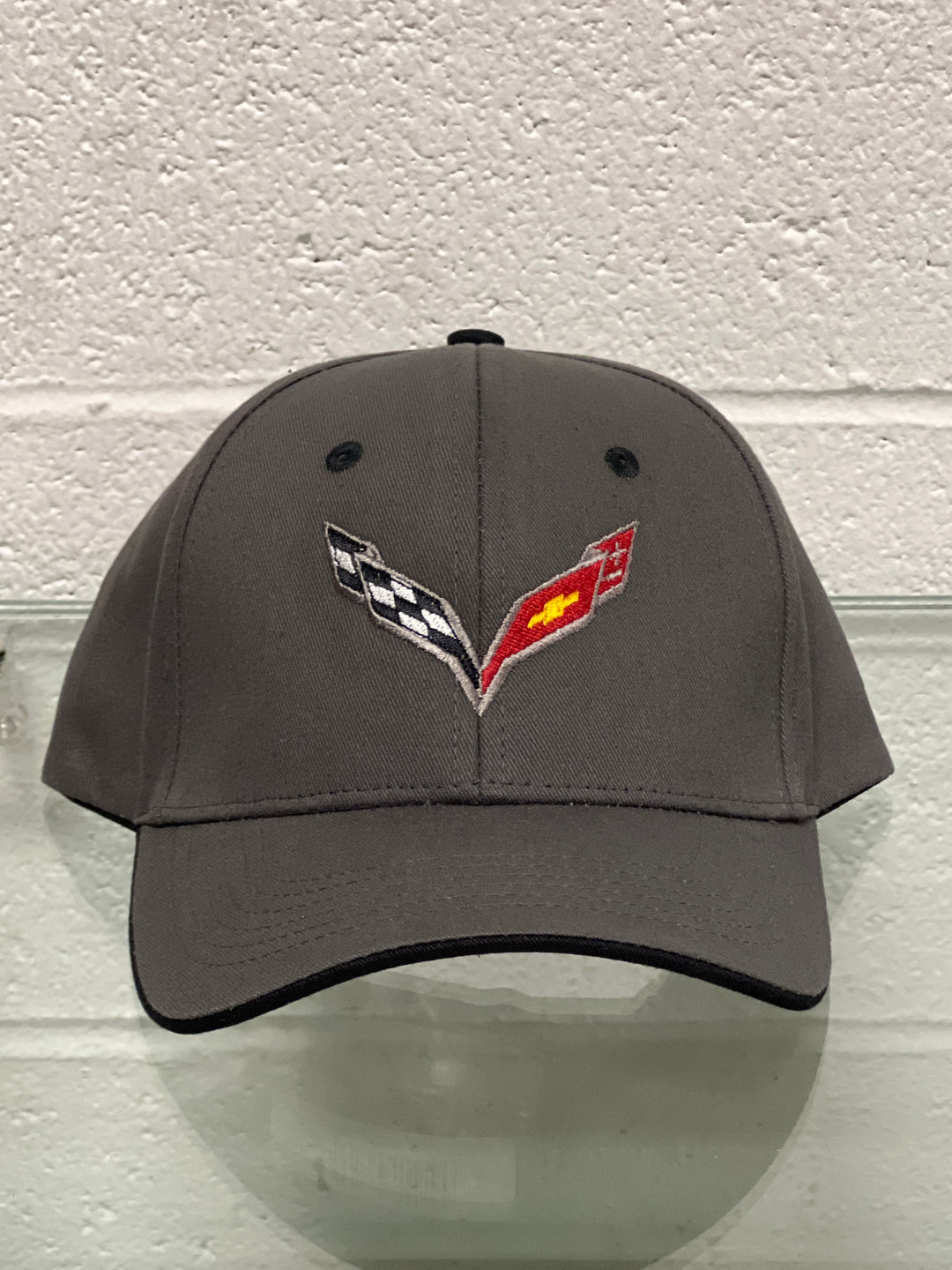 C7 Corvette Heritage Hat Gray Black
