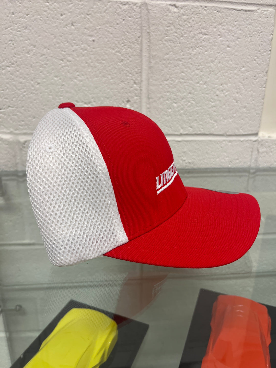 Lingenfelter Flexfit Red White Textured Flexfit Hat