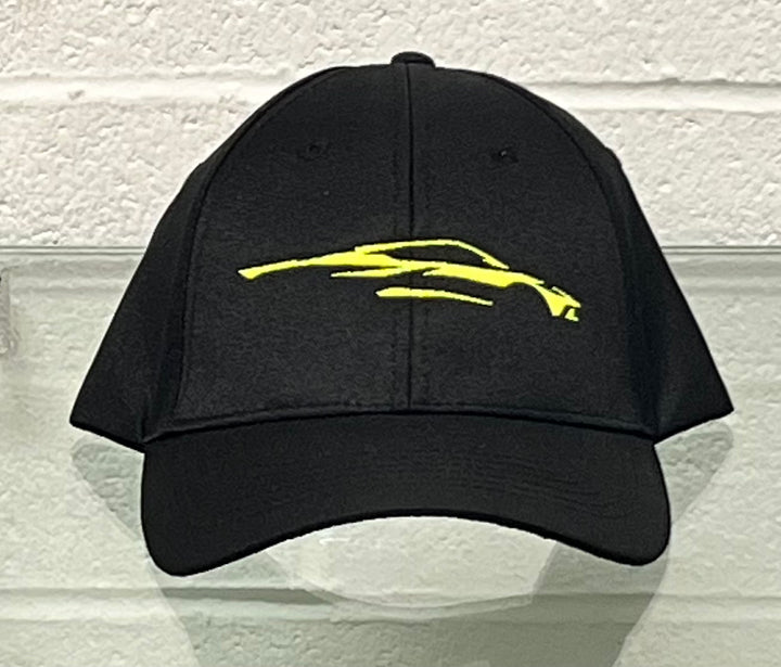 C8 corvette accelerate yellow hat