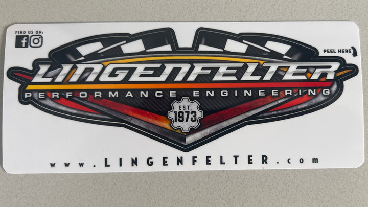 Lingenfelter performance engineering decal