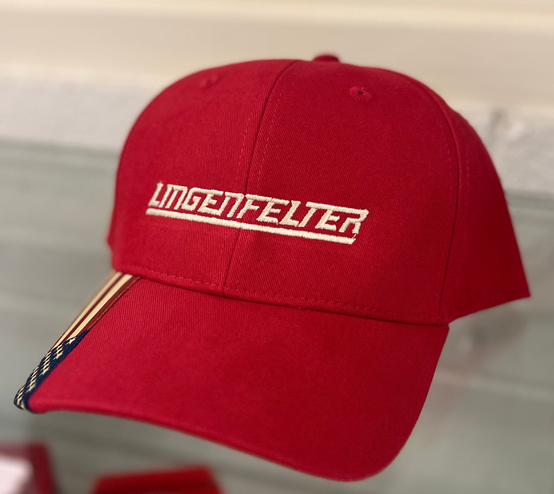 Lingenfelter Performance Engineering Flag Hat in Red