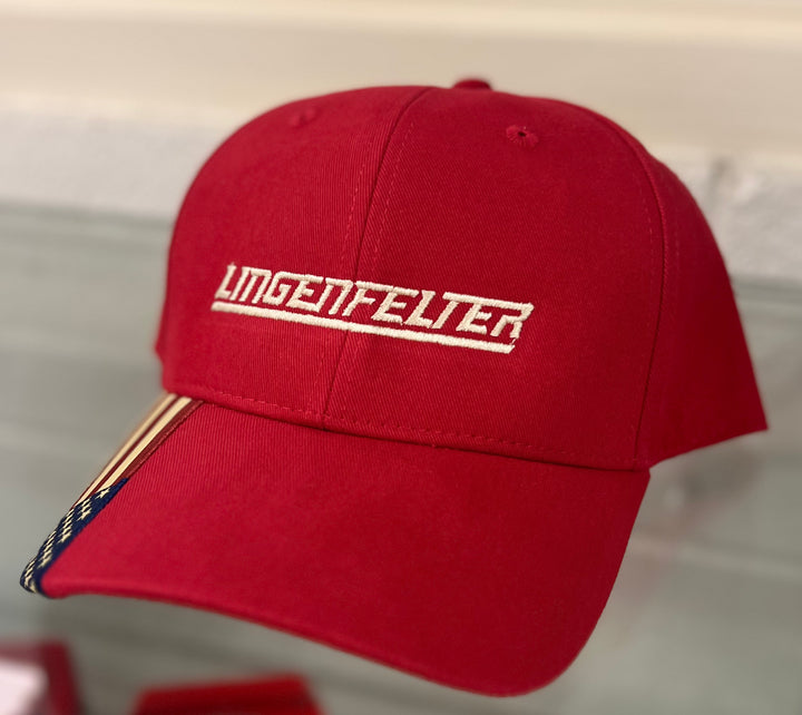 Lingenfelter Performance Engineering Flag Hat in Red