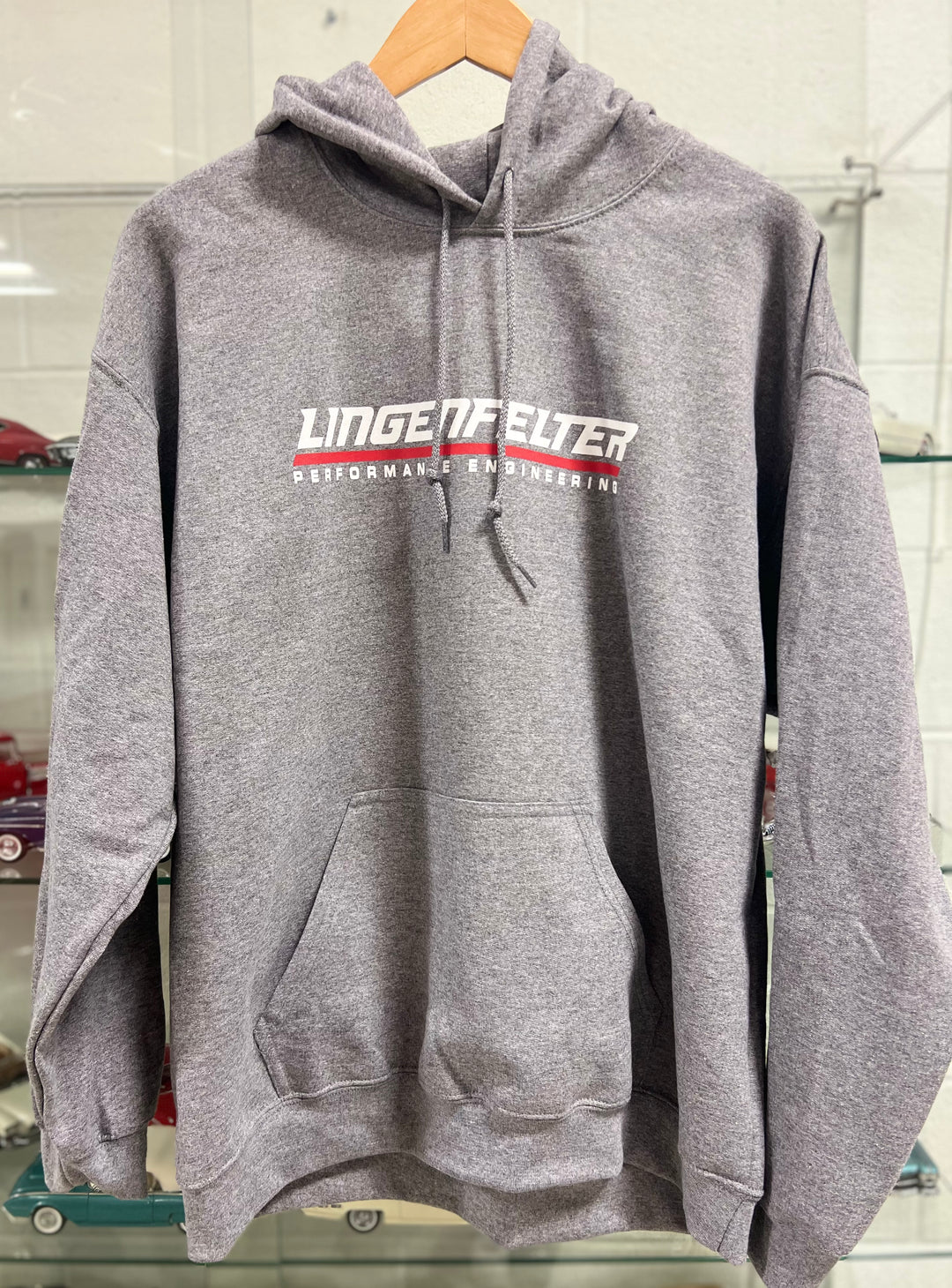 Lingenfelter Performance Engineering Graphite Heather Hoodie