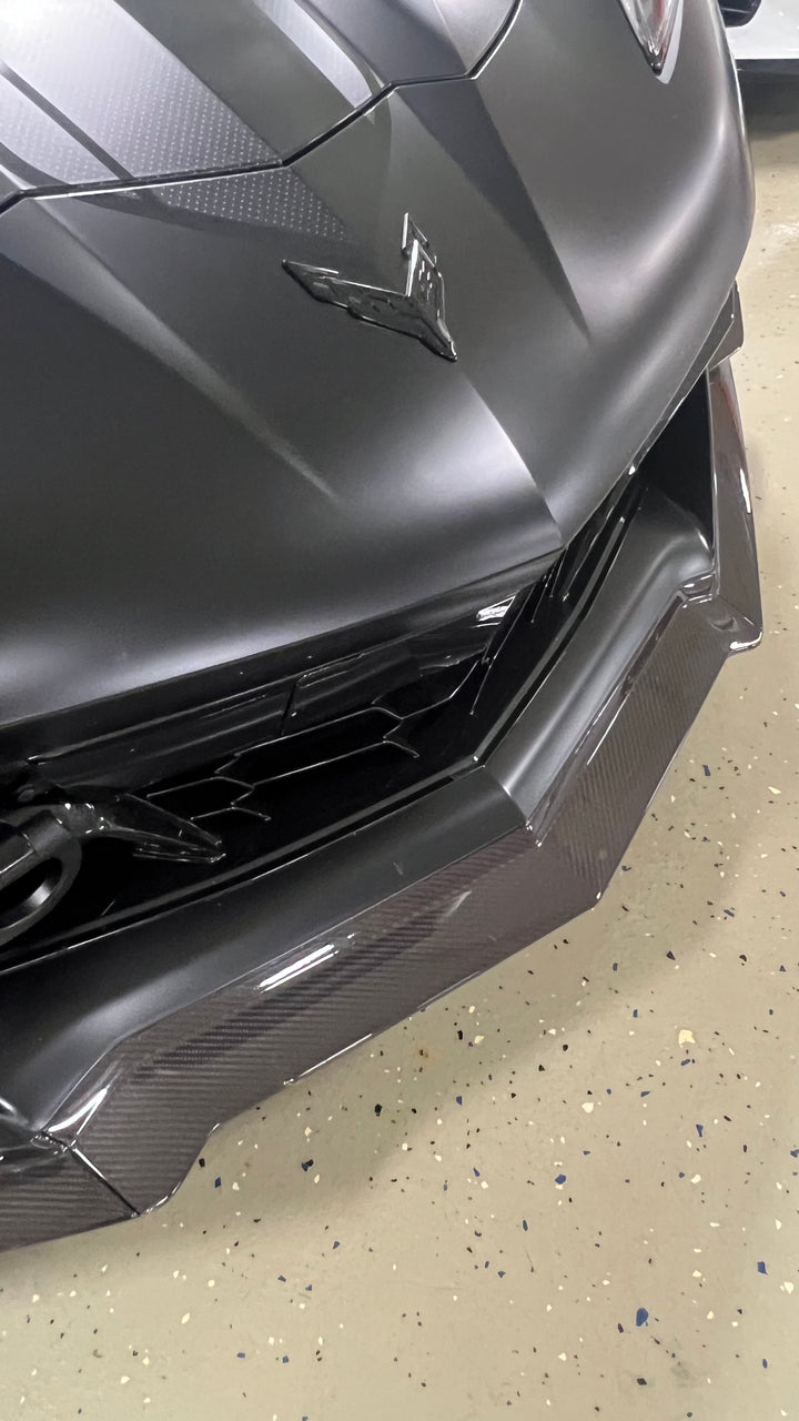 C8 Corvette Carbon Flash Emblem