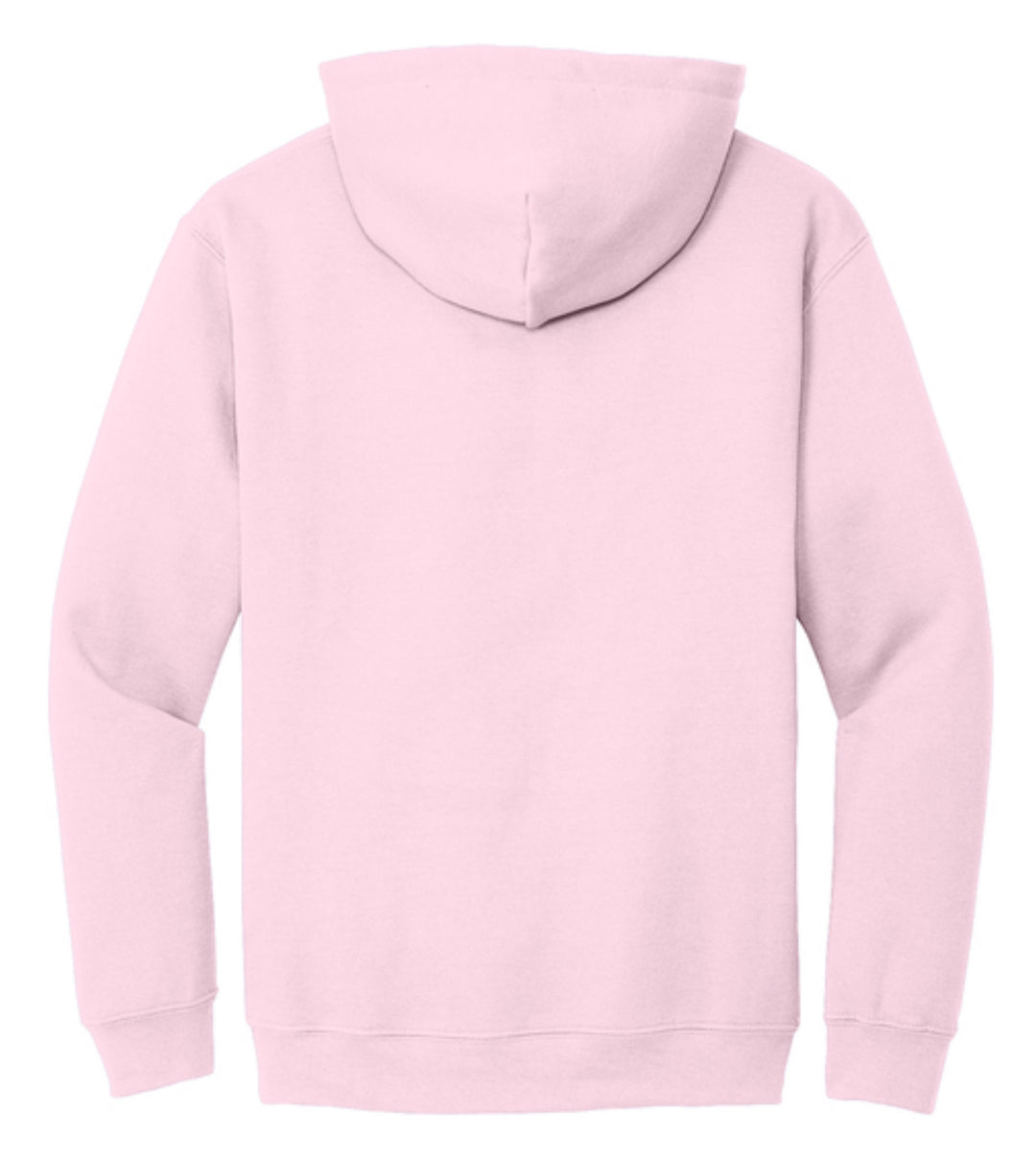 C8 Corvette Pink Back View Hoodie Team Lingenfeler GM Licensed
