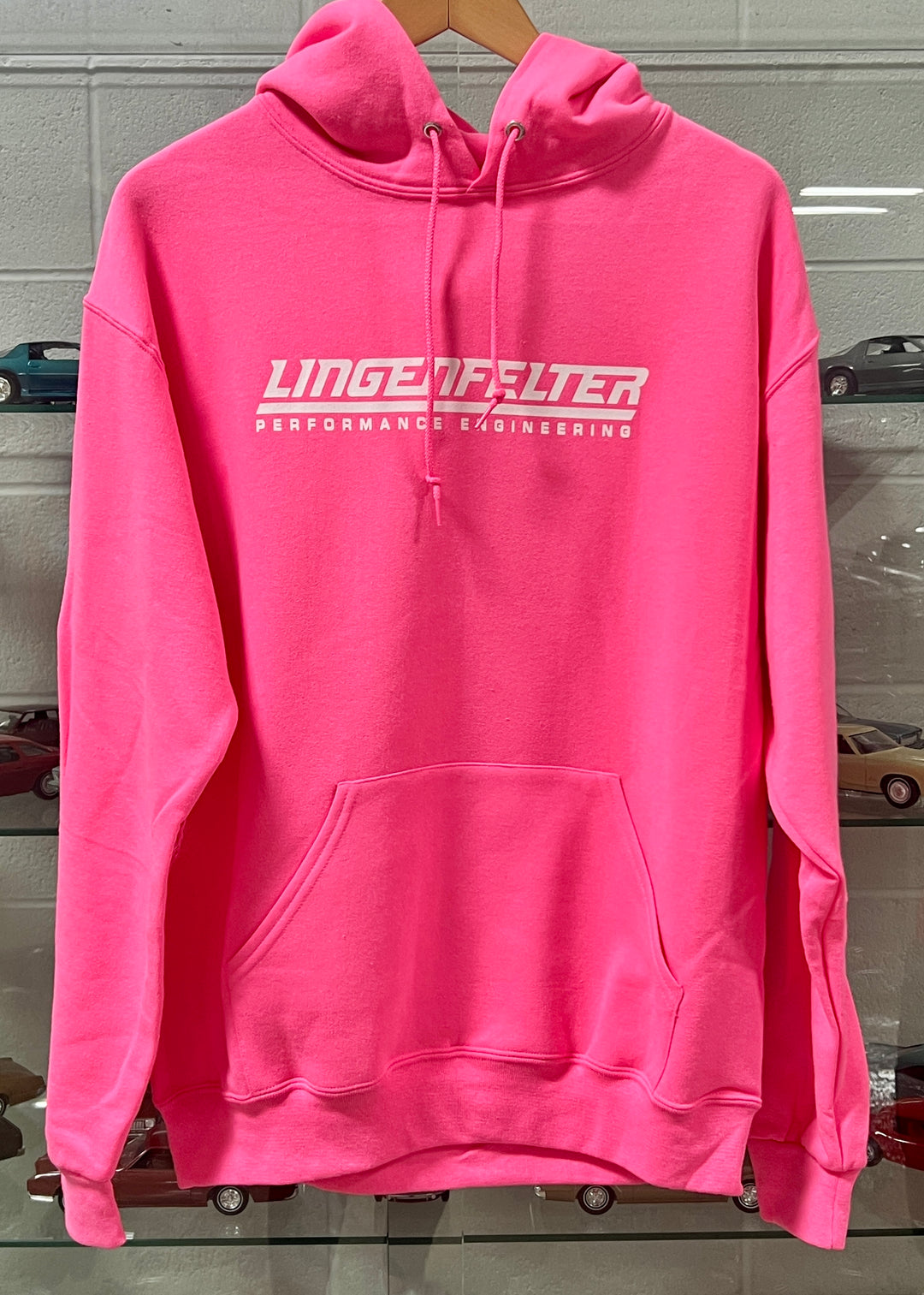 Lingenfelter Pink Hoodie Breast Cancer Awareness Month