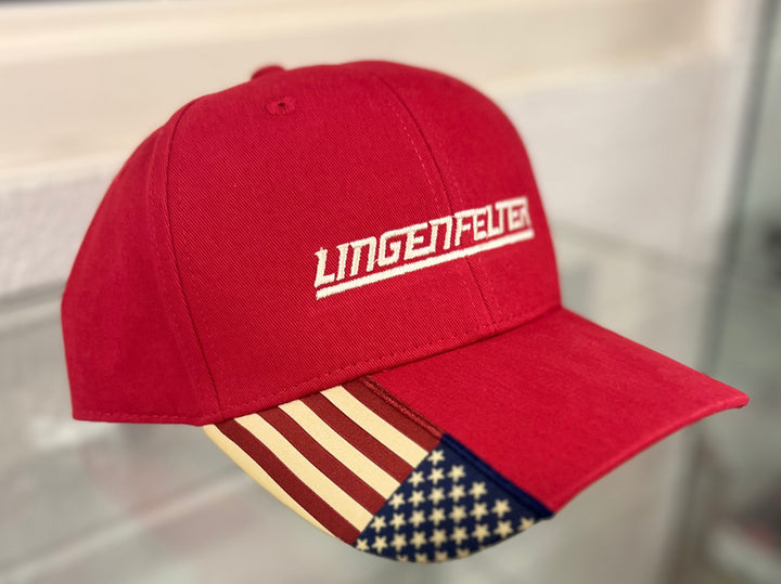 Lingenfelter Performance Engineering Red Hat with Flag
