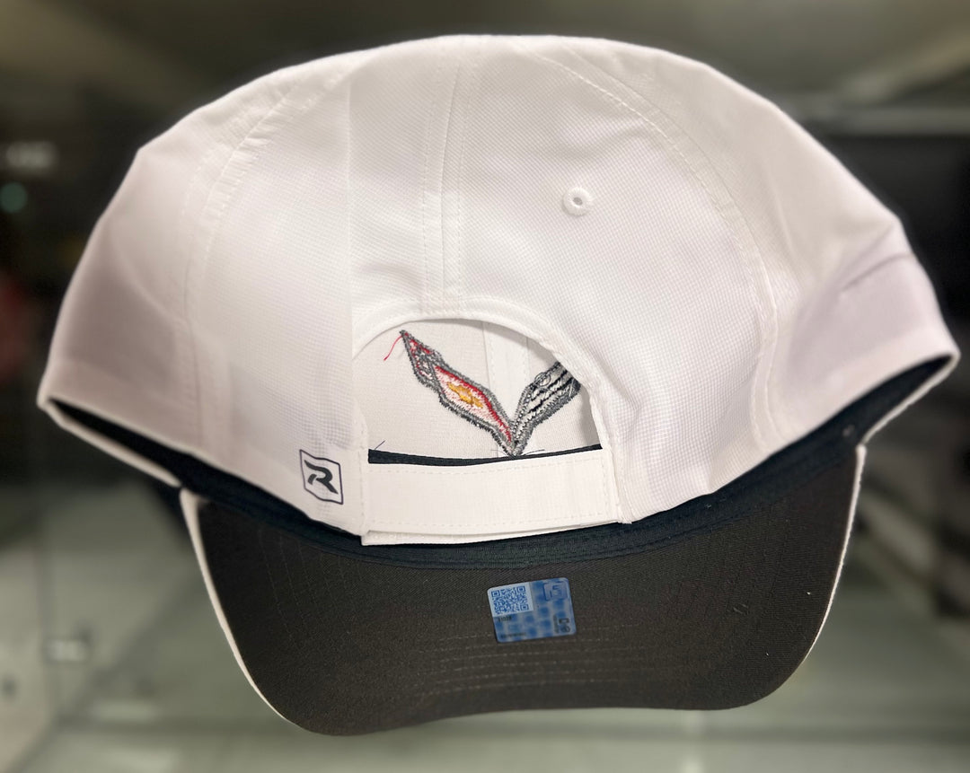 C7 Chevrolet Corvette Stingray White Hat Back Velcro 