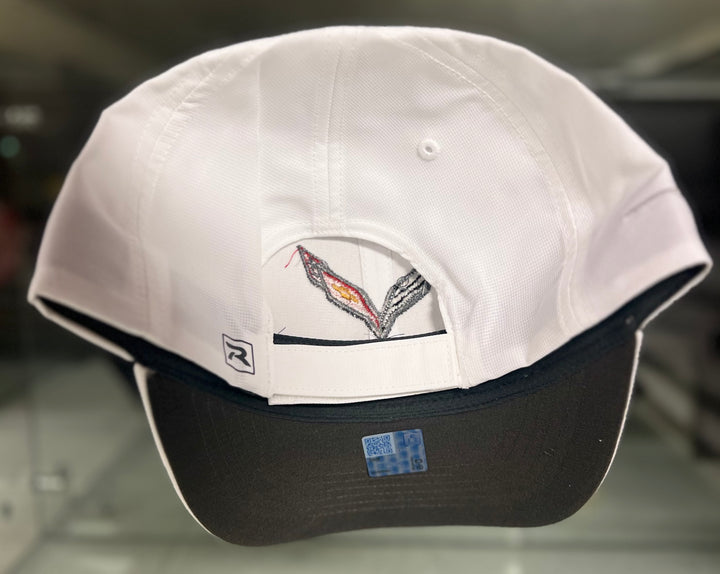 C7 Chevrolet Corvette Stingray White Hat Back Velcro 