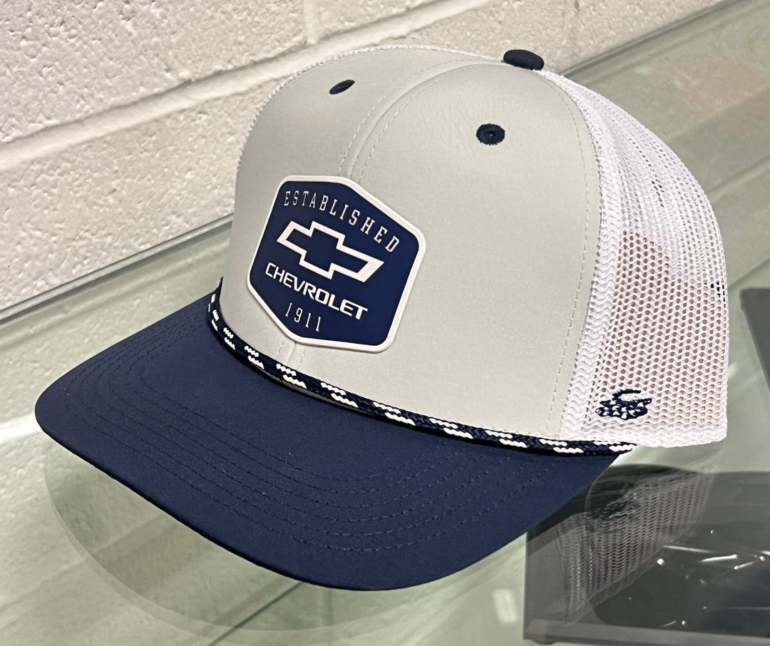 Lingenfelter Race Gear Chevrolet patch rope snapback hat with adjustable strap and embroidered Chevrolet logo on front.