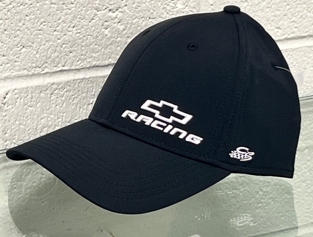 Chevy Racing Black Flexfit Hat Side Logo