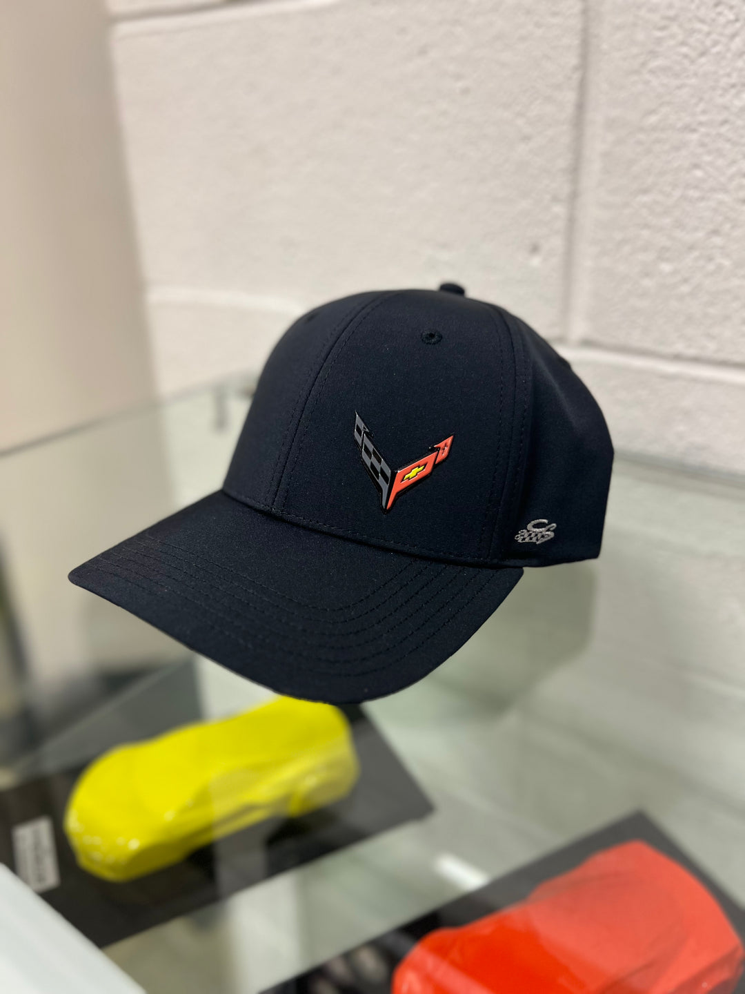 C8 Corvette Men's Black Fitted Hat OSFM