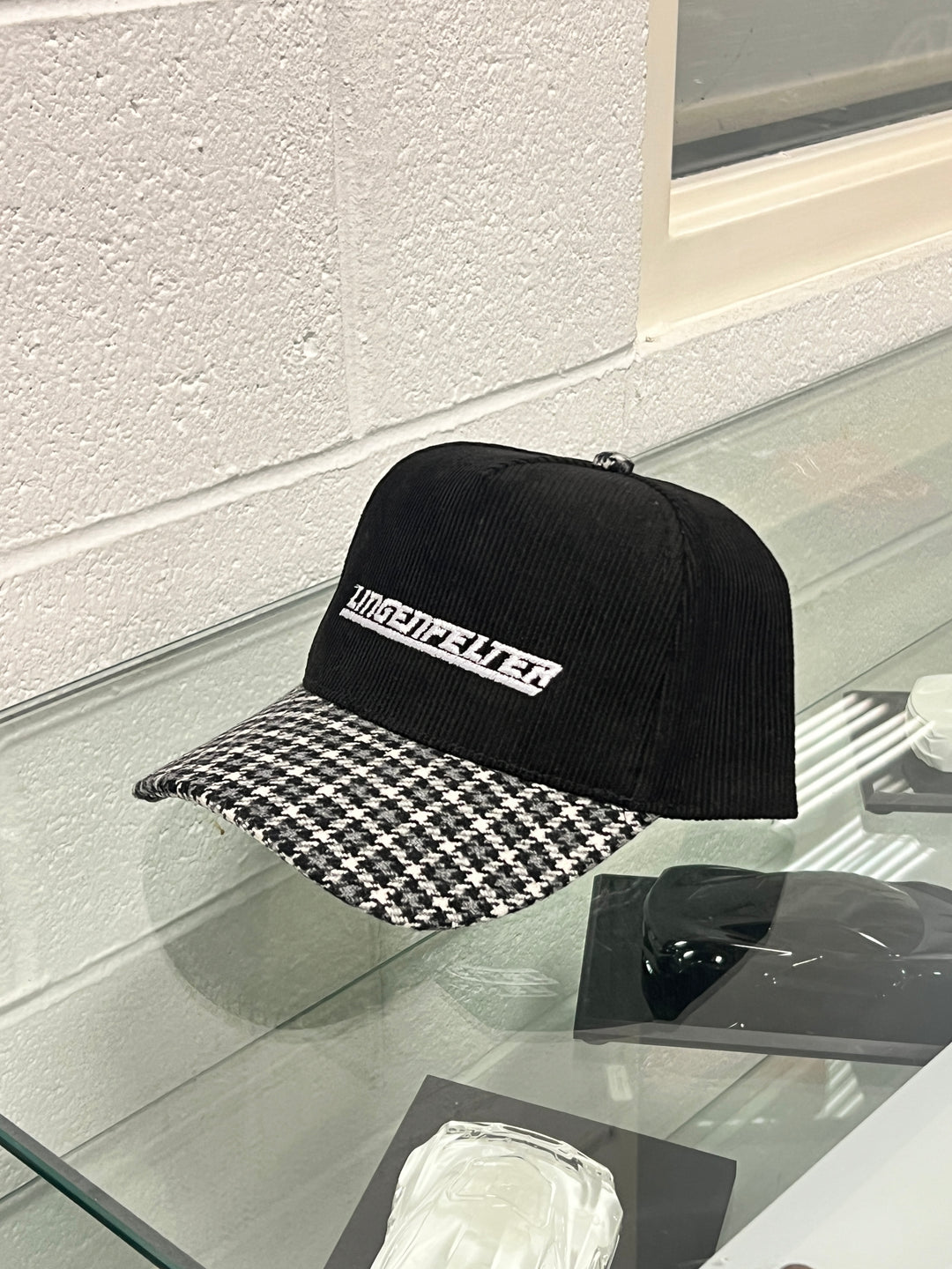 Lingenfelter Plaid & Corduroy 5-Panel Snapback Hat