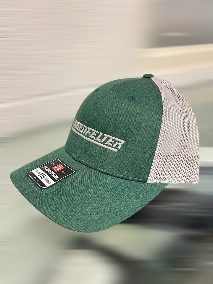  Lingenfelter Low Trucker Hat Heather Green