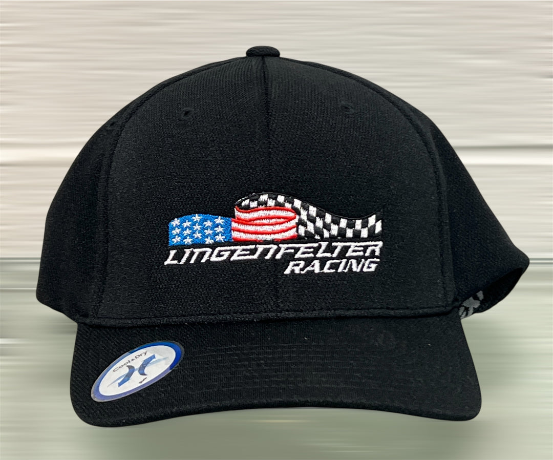 Lingenfelter Racing Black Flexfit Hat