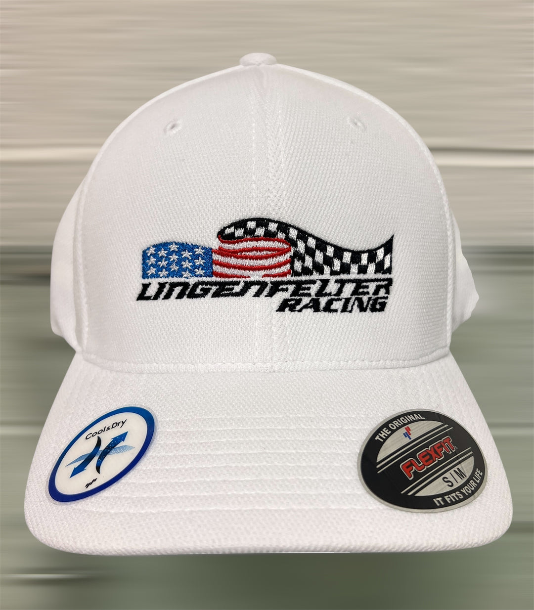 Lingenfelter Racing White Flexfit Hat