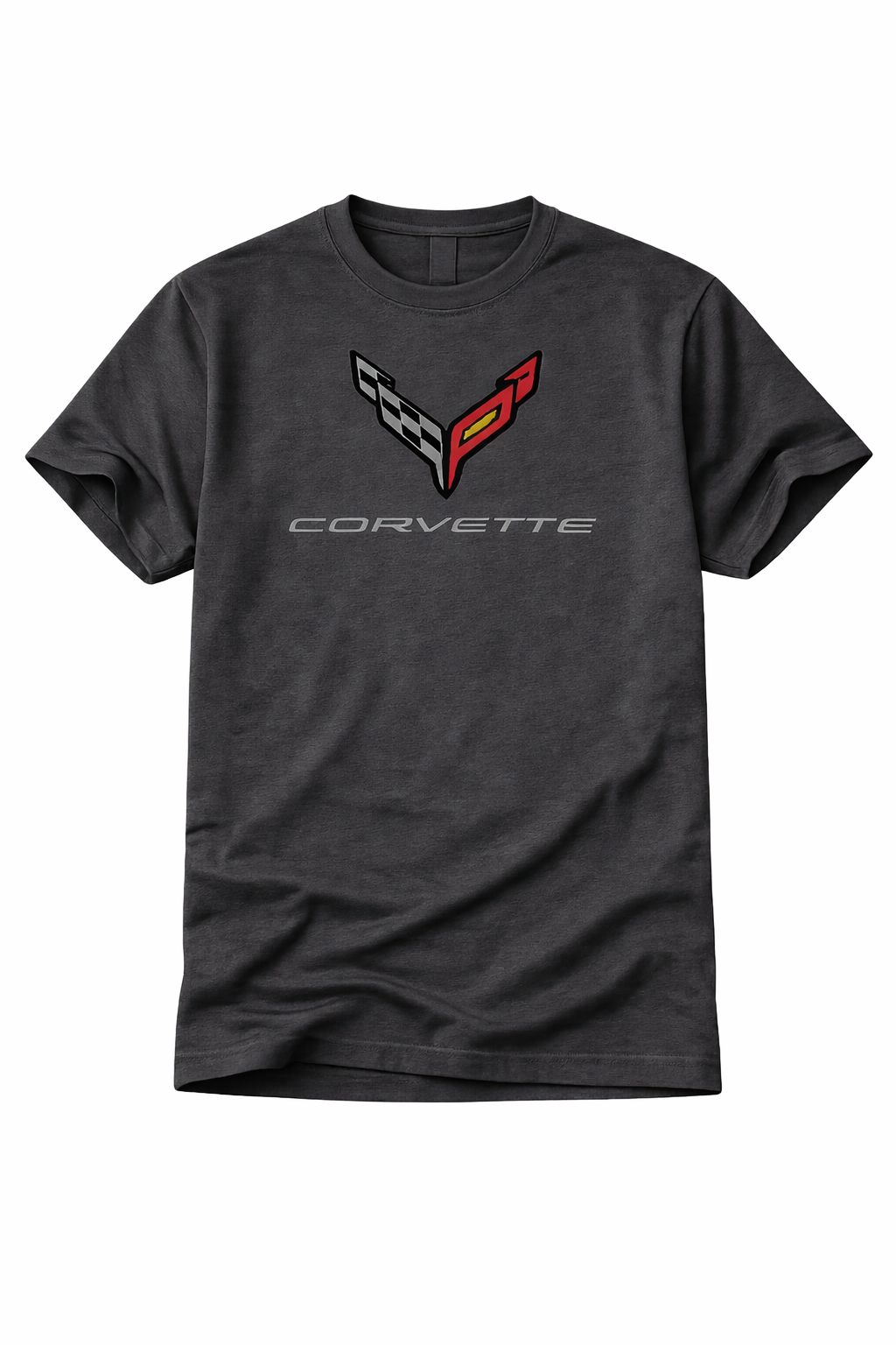 C8 Corvette Carbon Flash Men's Charcoal T-Shirt