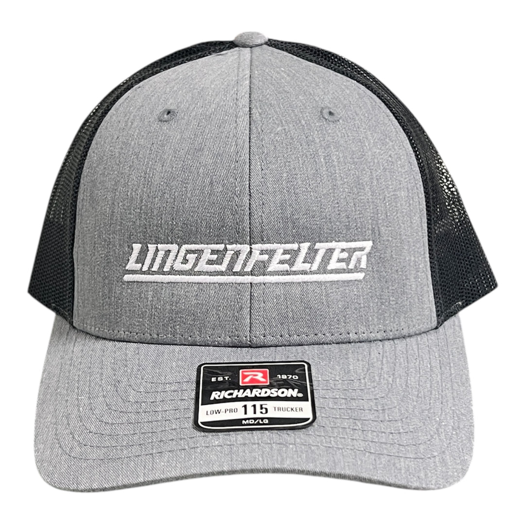 Gray Hat Mesh Black snapback Lingenfelter Performance Engineering