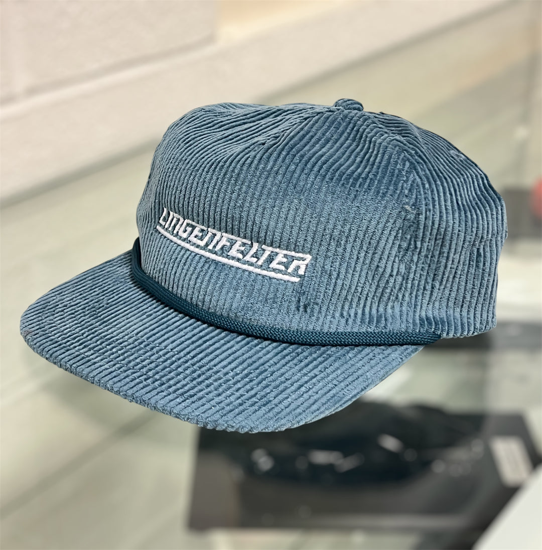 Lingenfelter Lake Blue Corduroy Hat