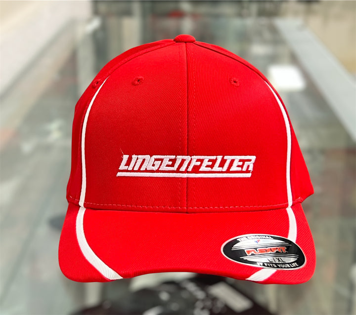 Lingenfelter Red white Flexfit Hat