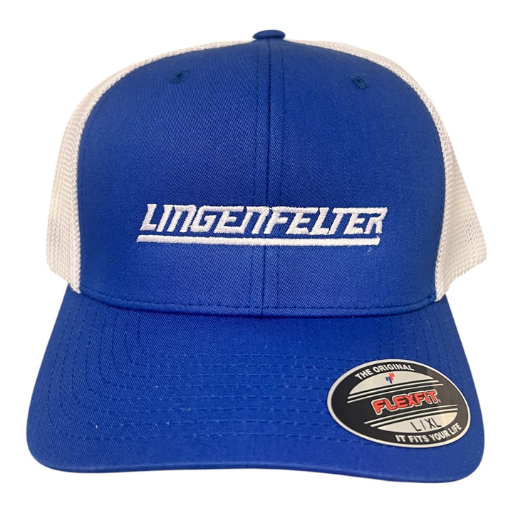 Lingenfelter Snapback Hat blue and white