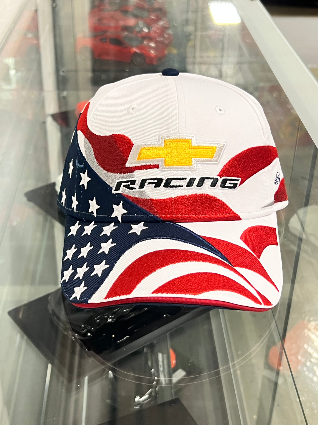 Chevy Racing White Flag Hat