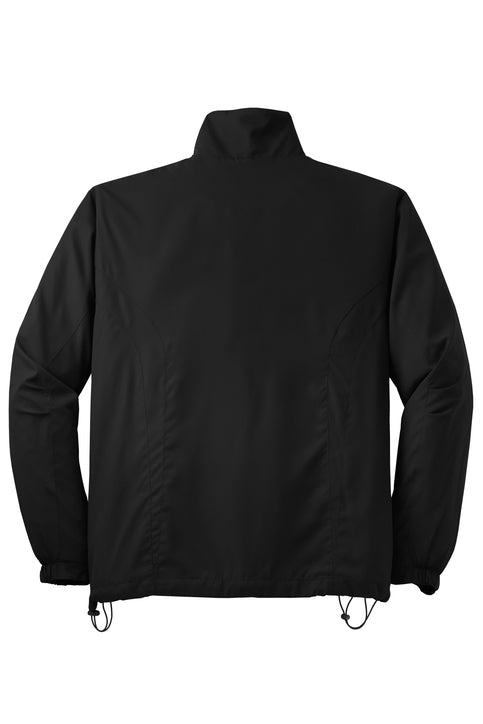 Black jacket on a white background