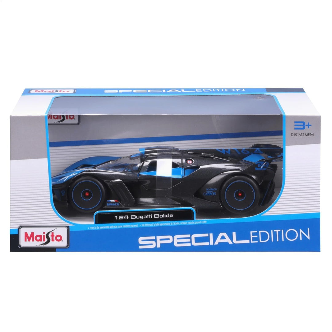 Model car in a Maisto Special Edition packaging on a white background