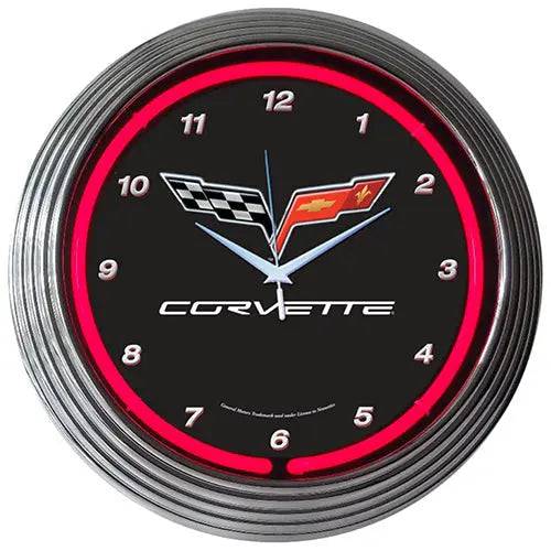C6 Corvette Neon Clock Lingenfelter Race Gear