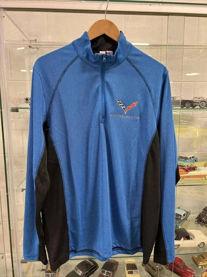 C7 Corvette Colorblock Quarter Zip - Team Lingenfelter