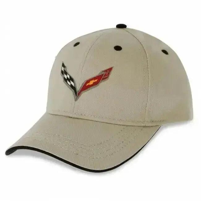 C7 Corvette Heritage Hat Khaki - Team Lingenfelter