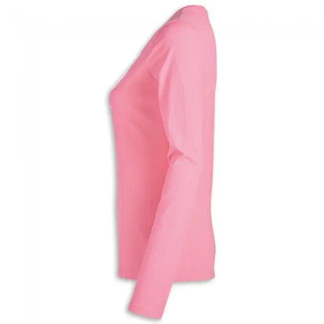 C7 Corvette Pink Ladies Long Sleeve Tee - Team Lingenfelter