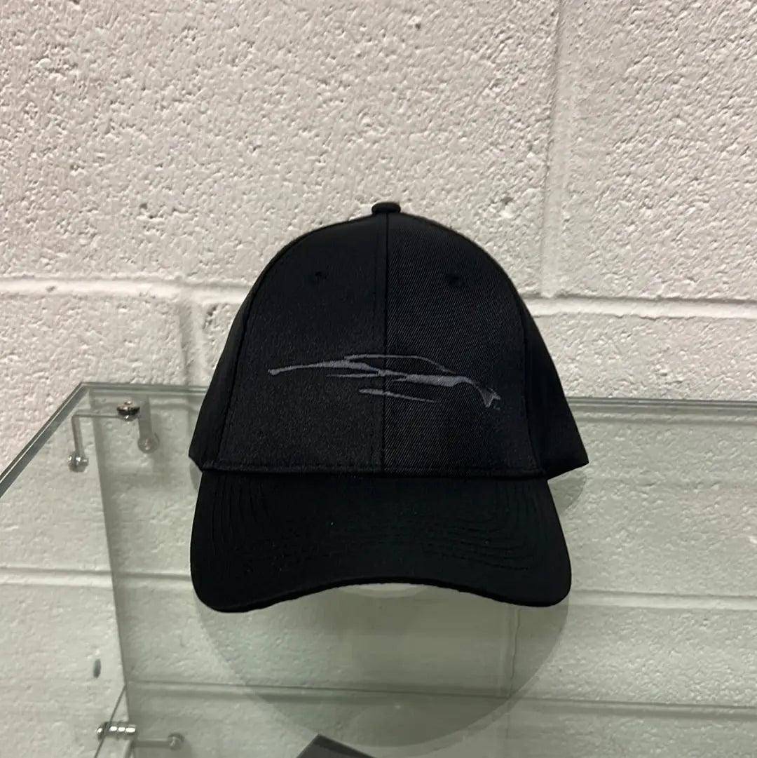 C8 Corvette Black Hat Black Logo - Team Lingenfelter