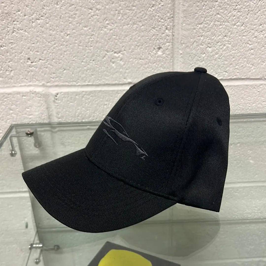 C8 Corvette Black Hat Black Logo - Team Lingenfelter