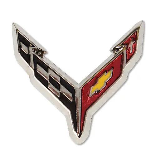 C8 Corvette Chrome Lapel Pin - Team Lingenfelter