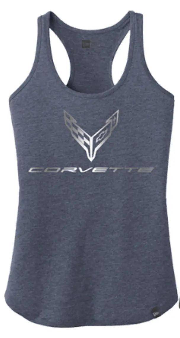 C8 CORVETTE FOIL RACERBACK TANK TOP - Team Lingenfelter