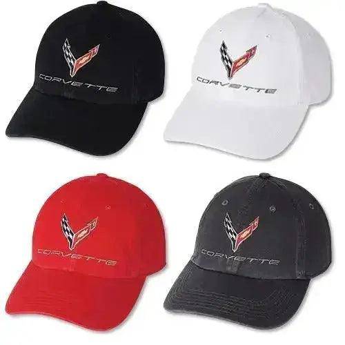 C8 CORVETTE GARMENT WASHED CAP - Team Lingenfelter
