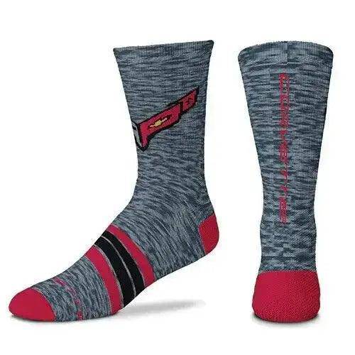 C8 Corvette Heather Crew Socks - Team Lingenfelter