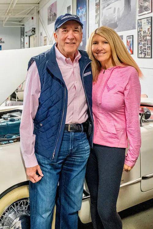 C8 Corvette Ladies Pink Zip Fleece - Team Lingenfelter