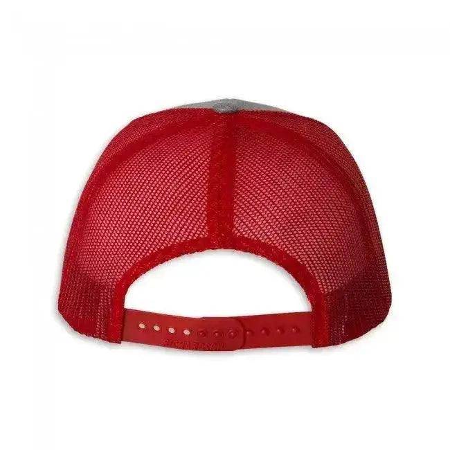C8 Corvette Red/Gray Mesh Hat - Team Lingenfelter