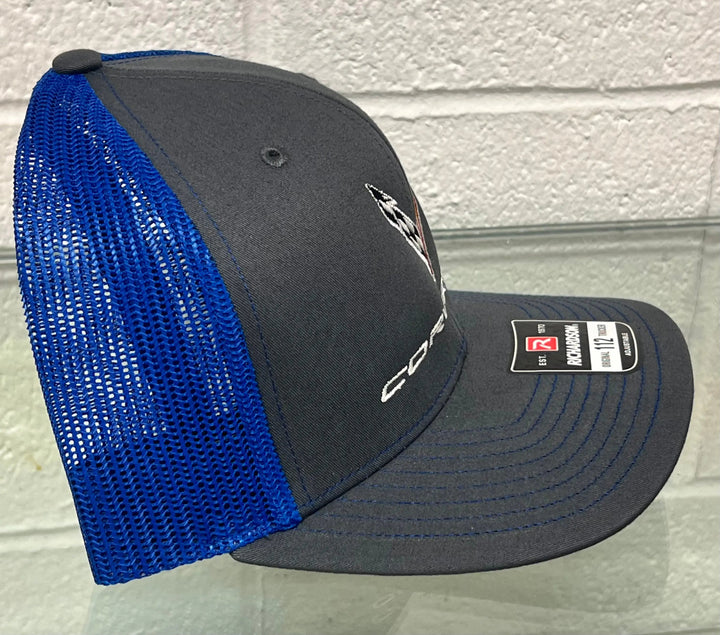 C8 Corvette Royal Blue Mesh Hat - Team Lingenfelter