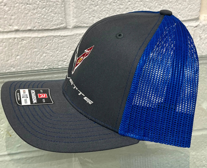 C8 Corvette Royal Blue Mesh Hat - Team Lingenfelter