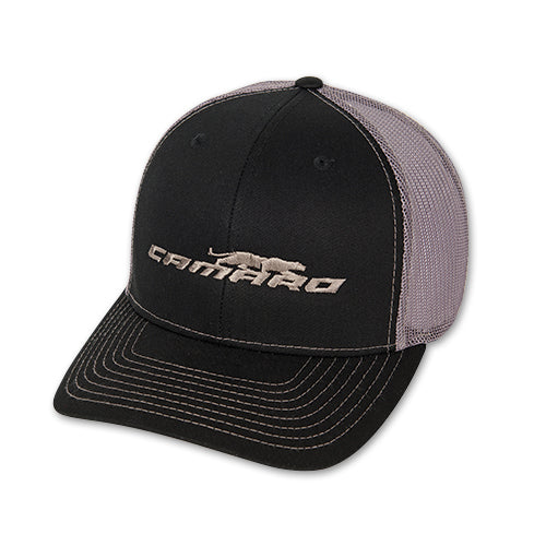 Camaro Panther Trucker Snapback Hat