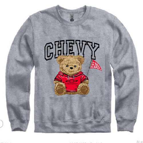 Chevy Teddy Bear Sweatshirt Chevrolet