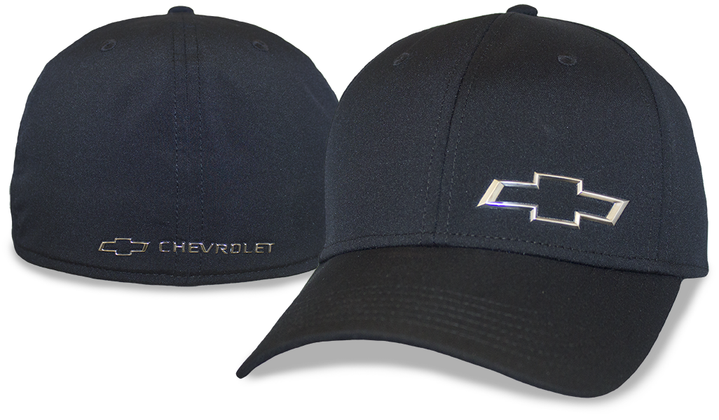 Chevy Logo black fitted hat OSFM