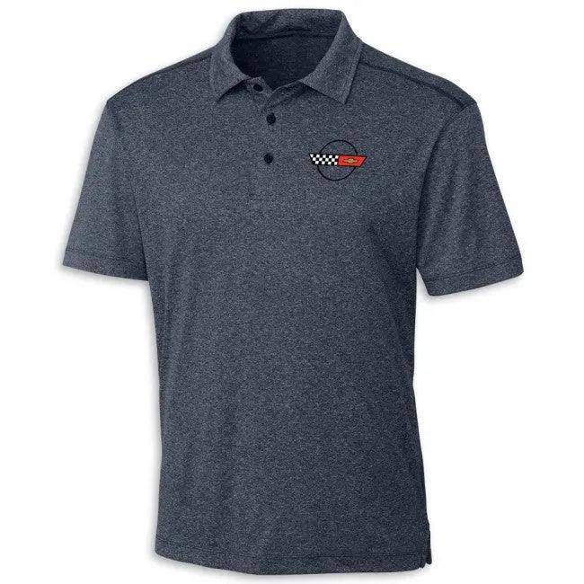 Corvette C4 Heritage Performance Polo Navy - Team Lingenfelter